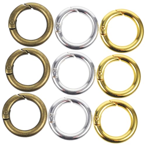 Gadpiparty 15 Stück Runde Federöffnung Karabiner Schlüsselringe Teiliges Antikbronze Gold und Silber für Taschen Rucksäcke und Diy Zubehör Rostfrei und Langlebig Gadpiparty 15 Stück Runde Federöffnung Karabiner Schlüsselringe Teiliges Antikbronze Gold und Silber für Taschen Rucksäcke und Diy Zubehör Rostfrei und Langlebig von Gadpiparty