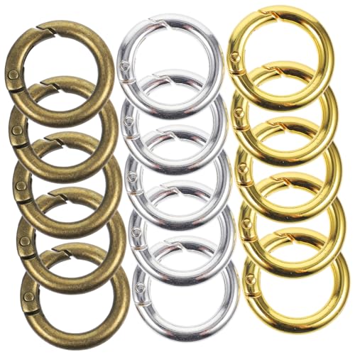 Gadpiparty 15 Stück Runde Schlüsselanhänger Feder O Ringe Teiliges Antikbronze Gold und Silber Vielseitige Karabiner Ringe für Diy Projekte Handwerk und Schlüsselbund Gadpiparty 15 Stück Runde Schlüsselanhänger Feder O Ringe Teiliges Antikbronze Gold und Silber Vielseitige Karabiner Ringe für Diy Projekte Handwerk und Schlüsselbund von Gadpiparty