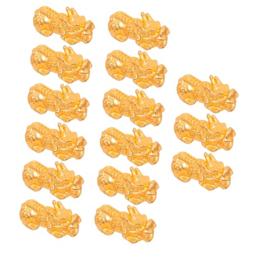 Gadpiparty 15 Stück Teiliges Feng Shui Pixiu Zwischenperlen aus Langlebiger mit Großen Löchern Chinesische Glücksamulette für Halsketten und Armbänder für DIY Schmuckherstellung und Gadpiparty 15 Stück Teiliges Feng Shui Pixiu Zwischenperlen aus Langlebiger mit Großen Löchern Chinesische Glücksamulette für Halsketten und Armbänder für DIY Schmuckherstellung und von Gadpiparty