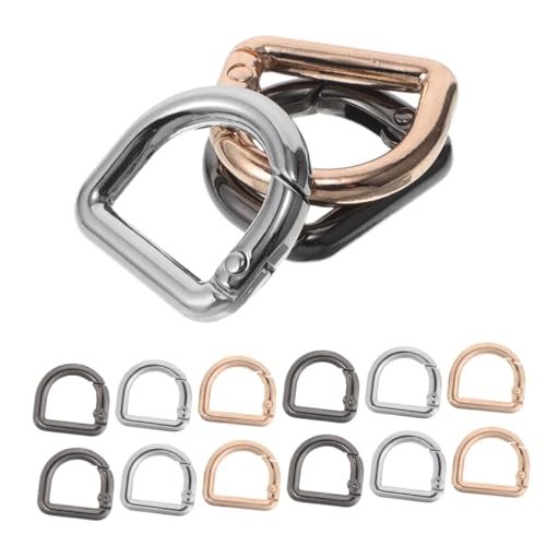 Gadpiparty 15 Stück Teiliges Metall snap haken D ring mit Seitlicher Öffnung Elastische Feder schlüsselhaken für Handtaschen Rucksäcke Gepäck Robustes Vielseitiges Zubehör für Reisegepäck Gadpiparty 15 Stück Teiliges Metall snap haken D ring mit Seitlicher Öffnung Elastische Feder schlüsselhaken für Handtaschen Rucksäcke Gepäck Robustes Vielseitiges Zubehör für Reisegepäck von Gadpiparty