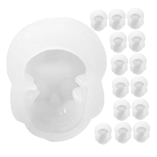 Gadpiparty 15 Stück Teiliges Silikon-skull-formset für DIY Schmuckherstellung Flexible Gießform für Harz Wachs Geeignet für Halskettenanhänger und Halloween Bastelprojekte Gadpiparty 15 Stück Teiliges Silikon-skull-formset für DIY Schmuckherstellung Flexible Gießform für Harz Wachs Geeignet für Halskettenanhänger und Halloween Bastelprojekte von Gadpiparty