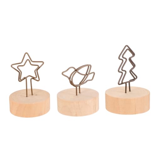 Gadpiparty 15 Stück Teiliges Tischkartenhalter mit Holzfuß Retro Notizhalter Clips mit Baum Vogel Stern design Stabile Notizklammern für Hochzeit Party Büro und Wohnkultur Gadpiparty 15 Stück Teiliges Tischkartenhalter mit Holzfuß Retro Notizhalter Clips mit Baum Vogel Stern design Stabile Notizklammern für Hochzeit Party Büro und Wohnkultur von Gadpiparty