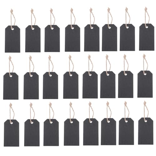 Gadpiparty 150 Sätze Kleine Schiefertafel Etiketten Dekorative und Namensschilder mit Aufhängeschnur Vielseitig Einsetzbar für Kleidung Schmuck und Deko Elemente von Gadpiparty