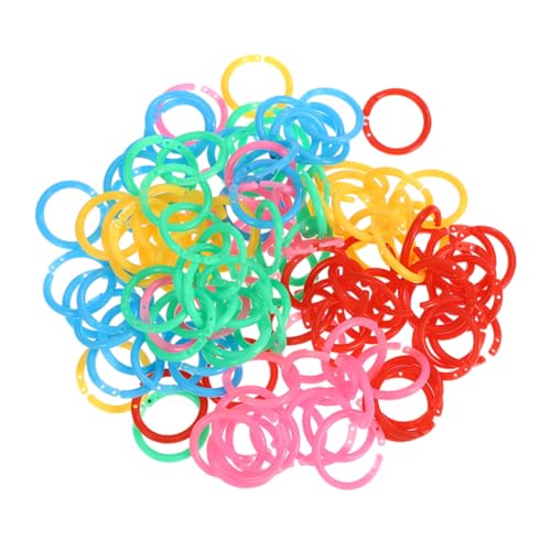 Gadpiparty 150 Stück Binder Ringe Bunte Kunststoff Ringe für Loseblatt Notizbücher Innendurchmesser für Karteikarten Scrapbooking und Dokumente Gadpiparty 150 Stück Binder Ringe Bunte Kunststoff Ringe für Loseblatt Notizbücher Innendurchmesser für Karteikarten Scrapbooking und Dokumente von Gadpiparty