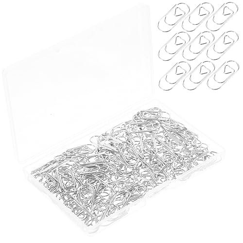 Gadpiparty 150 Stück Büroklammern Metall Papierclips für Bürobedarf Leicht und Langlebig zur Organisation von Dokumenten Passend für Zuhause und Büro von Gadpiparty