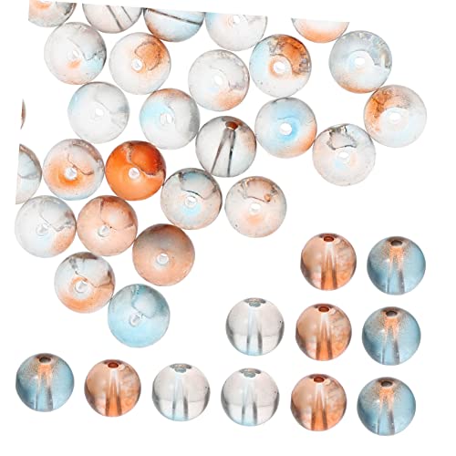 Gadpiparty 150 Stück Diy Glasperlen für Schmuckherstellung Transparente Glasperlen mit Loch für Bastelarbeiten und Kreative Designs Teiliges für Projekte von Gadpiparty