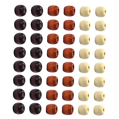 Gadpiparty 150 Stück Große Holzperlen für Diy Projekte für Autositz Kleidung und Bastelarbeiten Gadpiparty 150 Stück Große Holzperlen für Diy Projekte für Autositz Kleidung und Bastelarbeiten von Gadpiparty