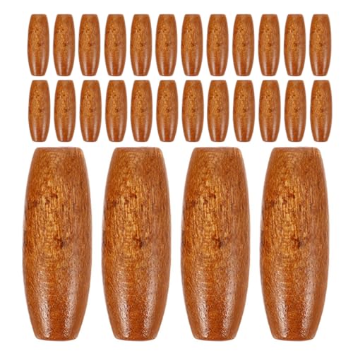 Gadpiparty 150 Stück Oval Holzperlen Ahorn Lochgröße Natürliche Diy Schmuckperlen Abstandsperlen für Armbänder und Dekorationen für Handwerksprojekte von Gadpiparty