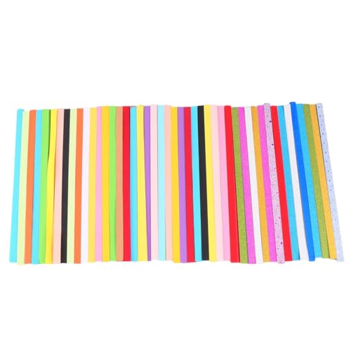 Gadpiparty 1500 Stück Diy Zubehör Kinderpapier Farbiges Papier Stern-origami-papierstreifen Sterne Bastelpapier Farbpapier Für Urlaubsstern Sternstreifen Aus Papier Sternfaltpapier von Gadpiparty