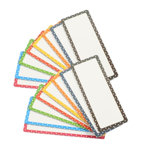 Gadpiparty 16 Blatt Magnetische Beschreibbare Namensschilder Wiederverwendbare für Whiteboards Flexible Magnetnamen Tags für Büro und Veranstaltungen Pet Materialien von Gadpiparty