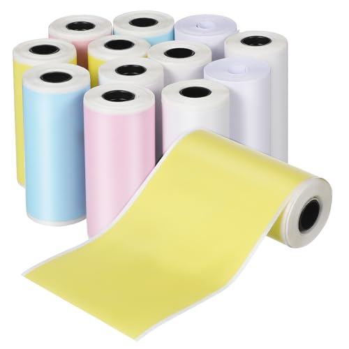 Gadpiparty 16 Rollen Etikett Nachfüllungen Thermal- -aufkleberpapier Thermodrucker Tasche Klein Schmucklos Mini-aufkleberdrucker -selbstklebender Aufkleber Gadpiparty 16 Rollen Etikett Nachfüllungen Thermal- -aufkleberpapier Thermodrucker Tasche Klein Schmucklos Mini-aufkleberdrucker -selbstklebender Aufkleber von Gadpiparty