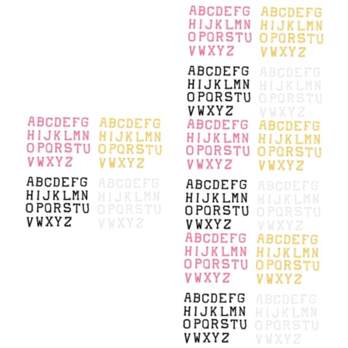 Gadpiparty 16 Sätze Farbenfrohe Buchstaben Aufnäher mit Diy Stoffbuchstaben zum Aufbügeln Annähen für Kreative Kleidungsdekoration Taschen Mehr von Gadpiparty