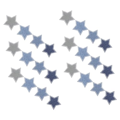 Gadpiparty 16 Stickaufkleber Bestickte Aufnäher Für Kleidungsstücke Stern Aufbügler Stickaufnäher Zum Aufbügeln Stern Dekorationsflicken Zum von Gadpiparty