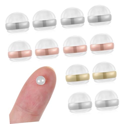 Gadpiparty 16 Stk. Teiliges Transparente Silikon Ohrstecker-verschlüsse Sichere und Rutschfeste Ohrring-rückseiten Kompatibel mit Stecker- Creolen Hängeohrringen für Schmuckherstellung und von Gadpiparty