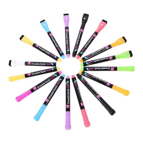 Gadpiparty 16 Stück Led Light Board Stift Graffiti Whiteboard Waschbar Schwarzer Kreide Marker Stift Löslich Markierungen Dünn Löschbarer Flüssiger Kreidemagnet Planke Plastik Gadpiparty 16 Stück Led Light Board Stift Graffiti Whiteboard Waschbar Schwarzer Kreide Marker Stift Löslich Markierungen Dünn Löschbarer Flüssiger Kreidemagnet Planke Plastik von Gadpiparty