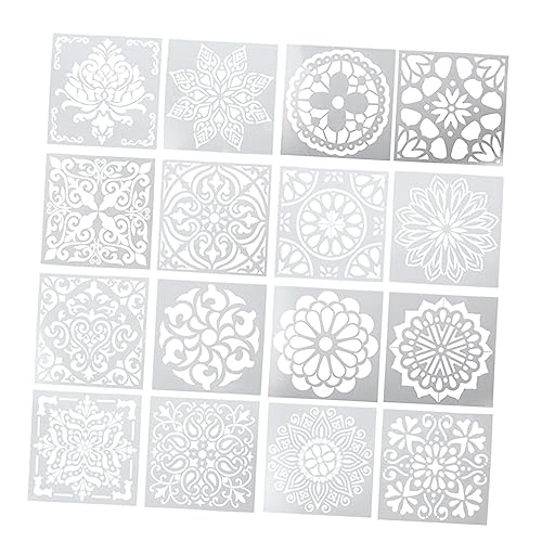 Gadpiparty 16 Stück Malvorlage Malschablonen für Wände Mandala-Schablonen Formen zum Zeichnen von Mandalas Schablonen formen Mandala-Punkt-Malerei wiederverwendbares Mandala das Haustier Gadpiparty 16 Stück Malvorlage Malschablonen für Wände Mandala-Schablonen Formen zum Zeichnen von Mandalas Schablonen formen Mandala-Punkt-Malerei wiederverwendbares Mandala das Haustier von Gadpiparty