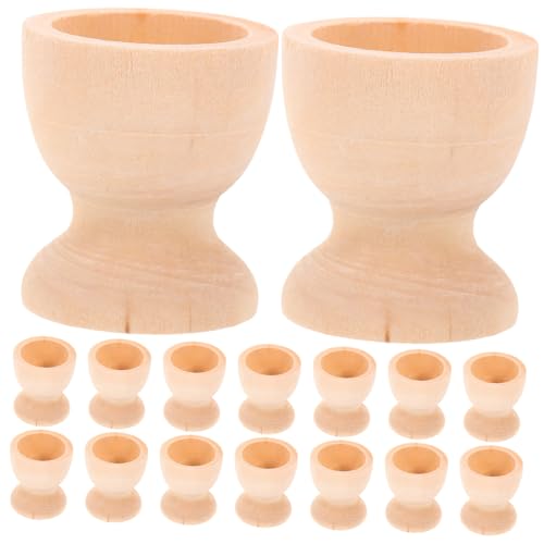 Gadpiparty 16 Stück Teiliges Holz Eierhalter DIY Bemalbar Osterdeko Eierbecher für Ostern Festlicher Holzständer zur Eierpräsentation und für Erwachsene Gadpiparty 16 Stück Teiliges Holz Eierhalter DIY Bemalbar Osterdeko Eierbecher für Ostern Festlicher Holzständer zur Eierpräsentation und für Erwachsene von Gadpiparty