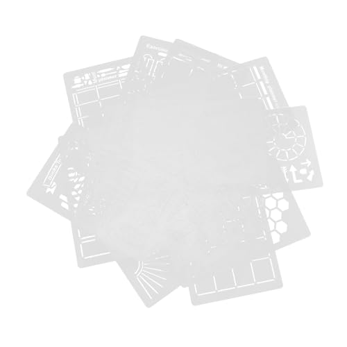 Gadpiparty 16 Stück Teiliges Wiederverwendbares Schablonen Scrapbooking und Tagebuchgestaltung Strapazierfähige Pet-vorlagen mit Feinen Mustern für DIY Malen Zeichnen Planer und Kreative Gadpiparty 16 Stück Teiliges Wiederverwendbares Schablonen Scrapbooking und Tagebuchgestaltung Strapazierfähige Pet-vorlagen mit Feinen Mustern für DIY Malen Zeichnen Planer und Kreative von Gadpiparty