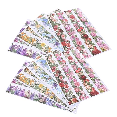 Gadpiparty 16 Stück Vintage Washi Tape Dekoratives Klebeband für Scrapbooking Diy Projekte Handarbeiten Selbstklebende Papiertapes mit Verschiedenen Mustern für Notizbücher und Journals von Gadpiparty