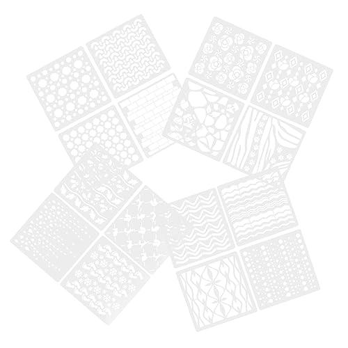 Gadpiparty 16 Teilige Geometrische Zeichenschablone Zum Malen Aushöhlen Von Formen Zeichenschablonen Vorlagen Für Geometrische Formen Zeichenvorlagen Mini Schablonen Vorlage von Gadpiparty