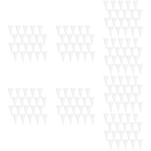 Gadpiparty 160 Stk Papierbrunnen Konfetti-kegel Aus Papier Hochzeitskegel Aus Blütenblättern Blütenkonfetti Blütenkegel Hochzeitsbevorzugungen Papierkegel Schokolade Weiß Ziemlich von Gadpiparty