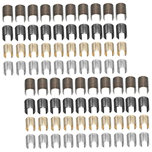Gadpiparty 160Stücke Zylindrische Lederseil Befestigungen Crimps Für Schmuck DIY Öffnungscrimps Hellgold Gunmetal Und Antikbronzefarben Hochwertige Klemmen Gadpiparty 160Stücke Zylindrische Lederseil Befestigungen Crimps Für Schmuck DIY Öffnungscrimps Hellgold Gunmetal Und Antikbronzefarben Hochwertige Klemmen von Gadpiparty