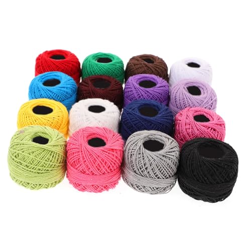 Gadpiparty 16Rolle Baumwoll Stickgarn Set für Kreuzstich pro Zufällige Farben für DIY Bastelprojekte Geschenkherstellung und Kreative Familienaktivitäten Gadpiparty 16Rolle Baumwoll Stickgarn Set für Kreuzstich pro Zufällige Farben für DIY Bastelprojekte Geschenkherstellung und Kreative Familienaktivitäten von Gadpiparty