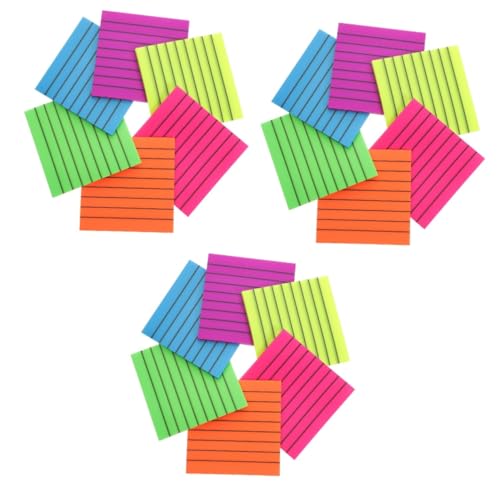 Gadpiparty 18 Sätze Haftnotizen Pastell Pads Anmerkung Markierungen Registerkarten zum Kommentieren von Büchern Büro Textmarker-Tabs Schreibwaren Grundlagen des Studiums PVC von Gadpiparty