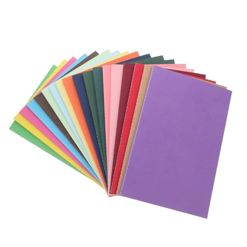 Gadpiparty 18 Stück Notizbuch Aus Kraftpapier Notizblock Moleskin-notizbücher Buntes Leeres Notizbuch Mini-kompositionsnotizbücher Kleines Tagebuch Leeres Tagebuch Zeitschriftenhefte Papier von Gadpiparty