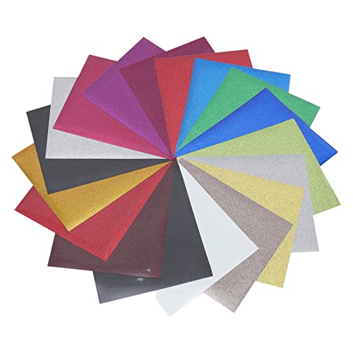 Gadpiparty 18 Stück Teiliges Glitzer Heat Transfer Film Pet Transferfolie für Diy T Shirts Geeignet für Kreative Textilprojekte Vielseitig Einsetzbar und Einfach zu Bedienen Gadpiparty 18 Stück Teiliges Glitzer Heat Transfer Film Pet Transferfolie für Diy T Shirts Geeignet für Kreative Textilprojekte Vielseitig Einsetzbar und Einfach zu Bedienen von Gadpiparty