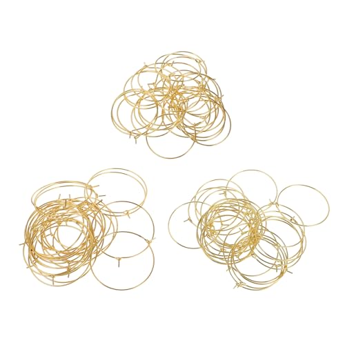 Gadpiparty 180 Stück Teiliges Ohrring Draht Creolen Vergoldete Wine Glass Charm Ringe in Leichte Hautfreundliche Schmuckteile zum Ohrringe Selber Machen und DIY Schmuckherstellung Gadpiparty 180 Stück Teiliges Ohrring Draht Creolen Vergoldete Wine Glass Charm Ringe in Leichte Hautfreundliche Schmuckteile zum Ohrringe Selber Machen und DIY Schmuckherstellung von Gadpiparty