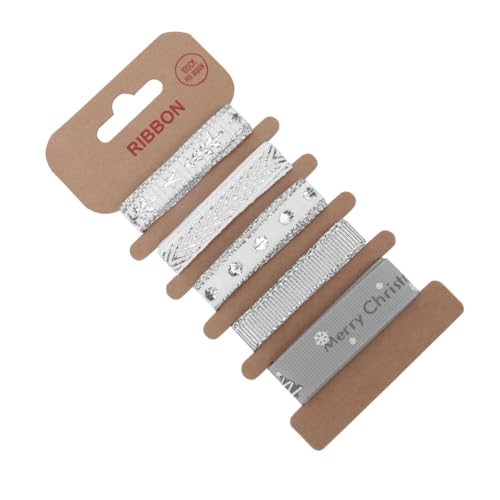 Gadpiparty 1M Weihnachtsband Set Mit Mustern Stoffbänder Für Geschenkverpackungen Und DIY Dekorationen Zu Weihnachten von Gadpiparty