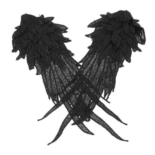 Gadpiparty 1Paar Engelsflügel Stickereien Applikationen DIY Kleidungsaufnäher Für Bastelprojekte Mehrlagige Patches Für Bekleidung Taschen Und Accessoires von Gadpiparty