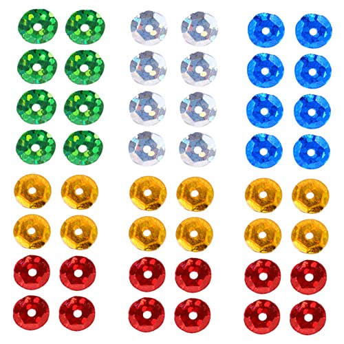 Gadpiparty 1Packung DIY Handgemachte Glitzernde Pailletten Bunte Dekorationsmaterial für Kleidung Schmuck und Bastelprojekte Langlebige und Sichere Pailletten Gadpiparty 1Packung DIY Handgemachte Glitzernde Pailletten Bunte Dekorationsmaterial für Kleidung Schmuck und Bastelprojekte Langlebige und Sichere Pailletten von Gadpiparty