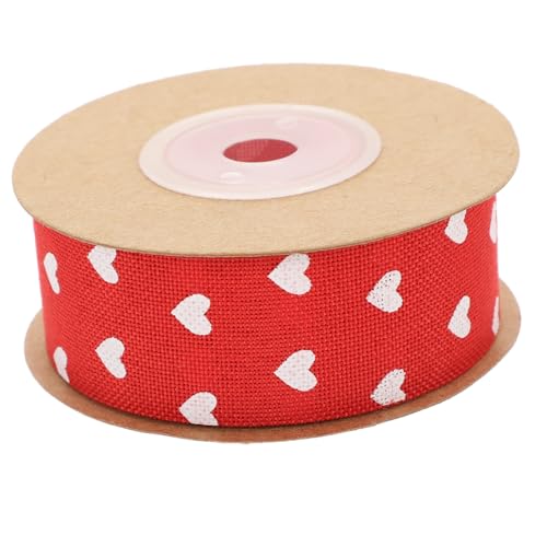 Gadpiparty 1Rolle Dekoratives Band Für Valentinstag Dünnes Herzmuster Geschenkband Für Gastgeschenke Hochzeitsdekoration Und Party Dekoration Yards Gadpiparty 1Rolle Dekoratives Band Für Valentinstag Dünnes Herzmuster Geschenkband Für Gastgeschenke Hochzeitsdekoration Und Party Dekoration Yards von Gadpiparty