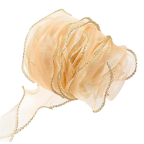 Gadpiparty 1Rolle Geschenkband Mit Goldenen Rändern Breites Dekorband Für DIY Verpackungen Für Frühlingsdekoration Langlebig Und Vielseitig Einsetzbar Gadpiparty 1Rolle Geschenkband Mit Goldenen Rändern Breites Dekorband Für DIY Verpackungen Für Frühlingsdekoration Langlebig Und Vielseitig Einsetzbar von Gadpiparty
