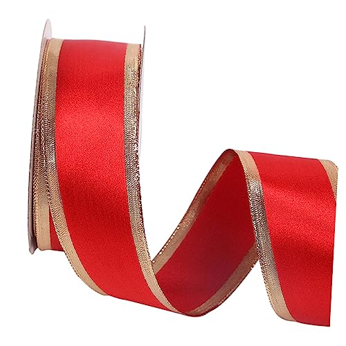 Gadpiparty 1Rolle Geschenkband Yards Hochwertiges Dekorationsband für Hochzeiten Geburtstagsfeiern DIY Verpackungen und Feste Glänzende Gadpiparty 1Rolle Geschenkband Yards Hochwertiges Dekorationsband für Hochzeiten Geburtstagsfeiern DIY Verpackungen und Feste Glänzende von Gadpiparty