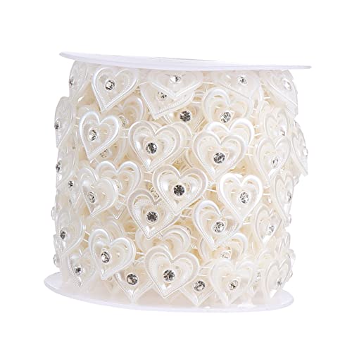 Gadpiparty 1Rolle Perlenkette Yards für DIY Hochzeitsdekoration Strass Nähleisten Vielseitig Einsetzbar für Kleidung Torten und Partys Einfach Zuschneidbar Langlebig und Farbecht Gadpiparty 1Rolle Perlenkette Yards für DIY Hochzeitsdekoration Strass Nähleisten Vielseitig Einsetzbar für Kleidung Torten und Partys Einfach Zuschneidbar Langlebig und Farbecht von Gadpiparty