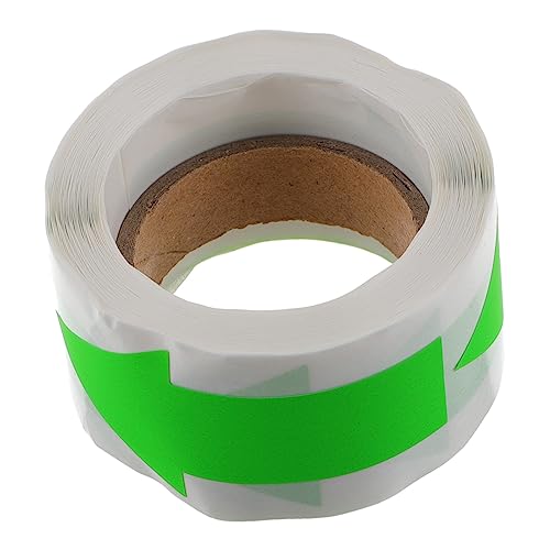 Gadpiparty 1Rolle Pfeilaufkleber Farbige Geschenkaufkleber mit Etiketten Fluoreszierend Grün für Versiegeln von Keksen Süßigkeiten und Kleinen Geschenken von Gadpiparty