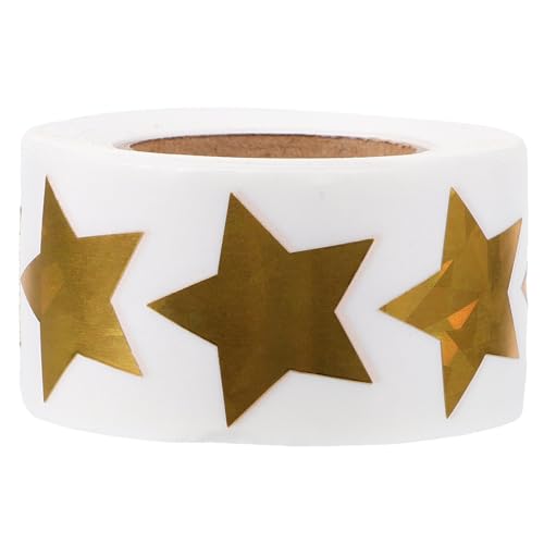 Gadpiparty 1Rolle Roll mit Inspirierenden Aufklebern Abnehmbare Selbstklebende Sterne für Klassenzimmer Basteln und Belohnungen Weihnachten und Kreative von Gadpiparty