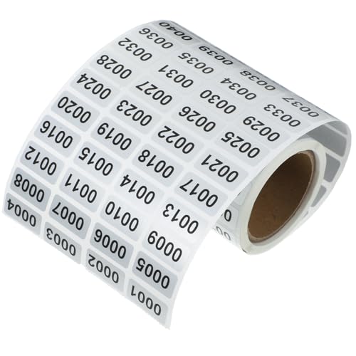 Gadpiparty 1Rolle Selbstklebende Nummernaufkleber Vielseitig Einsetzbare Etiketten für Beschriftungen Aufbewahrung und Klassifizierung Praktische Helfer Gadpiparty 1Rolle Selbstklebende Nummernaufkleber Vielseitig Einsetzbare Etiketten für Beschriftungen Aufbewahrung und Klassifizierung Praktische Helfer von Gadpiparty