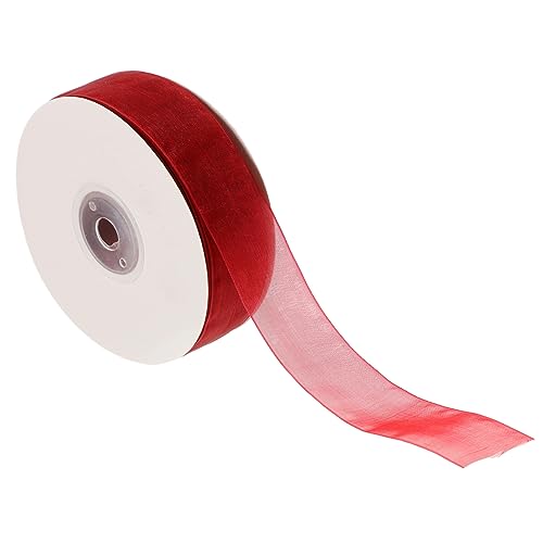 Gadpiparty 1Rolle Tüll Geschenkband Tiefrot DIY Zubehör für Hochzeit Weihnachten Party zum Basteln von Schleifen Dekorationen und Geschenken Langlebig und Farbenfroh Gadpiparty 1Rolle Tüll Geschenkband Tiefrot DIY Zubehör für Hochzeit Weihnachten Party zum Basteln von Schleifen Dekorationen und Geschenken Langlebig und Farbenfroh von Gadpiparty