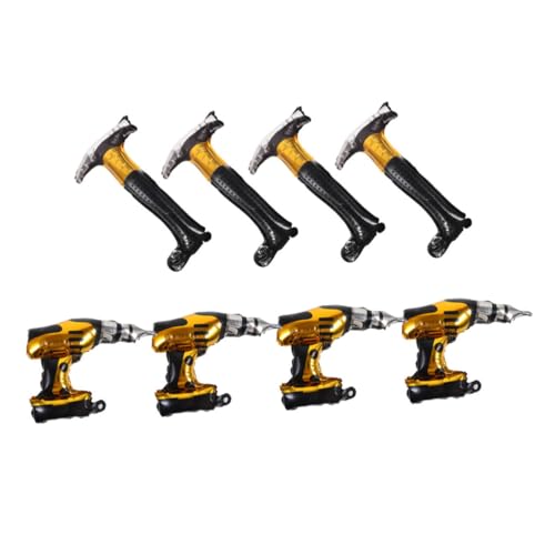 Gadpiparty 1Satz Aluminium Folie Ballon Reparaturwerkzeuge Simulierte Hammer Und Bohrer Für Baupartys Jungen Geburtstagsdekoration Fotokabinen Und Festliche Anlässe Gadpiparty 1Satz Aluminium Folie Ballon Reparaturwerkzeuge Simulierte Hammer Und Bohrer Für Baupartys Jungen Geburtstagsdekoration Fotokabinen Und Festliche Anlässe von Gadpiparty