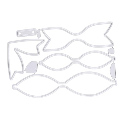 Gadpiparty 1Satz DIY Bowknot Prägeschablone Kohlenstoffstahl für Scrapbooking Kartenherstellung und Bastelprojekte Hochwertige Stanzform für Persönliche von Gadpiparty