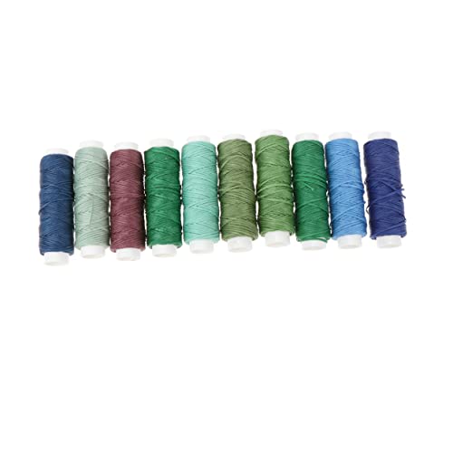Gadpiparty 1Satz Gewachste Nähfäden für Lederhandwerk Farben im Set Hochwertige Flache Wachsschnur für DIY Projekte und Langlebig für Lederreparaturen Gadpiparty 1Satz Gewachste Nähfäden für Lederhandwerk Farben im Set Hochwertige Flache Wachsschnur für DIY Projekte und Langlebig für Lederreparaturen von Gadpiparty