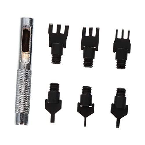 Gadpiparty 1Satz Leder Lochstanzer Werkzeug mit Prong Lochstempel für Präzises Lederhandwerk Robust und Langlebig für Gürtel Taschen und Mehr von Gadpiparty