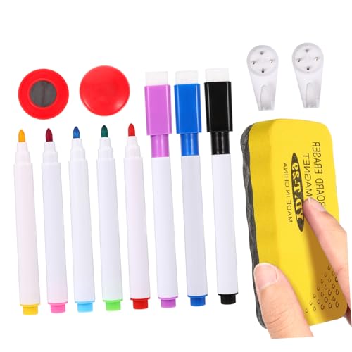 Gadpiparty 1Satz Magnetisches Whiteboard Zubehör mit Farbigen Stiften Magneten Haken und Radiergummi für Schule Büro und Kreative Präsentationen Langlebig und Tragbar Gadpiparty 1Satz Magnetisches Whiteboard Zubehör mit Farbigen Stiften Magneten Haken und Radiergummi für Schule Büro und Kreative Präsentationen Langlebig und Tragbar von Gadpiparty