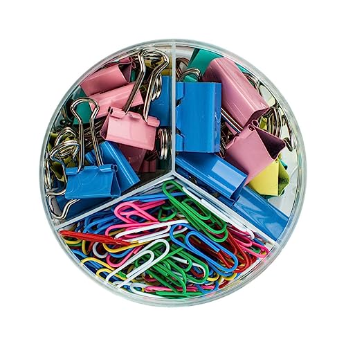 Gadpiparty 1Satz Multifunktions Binderclips aus Bunten Büroklammern Teiliges für Dokumentenorganisation für Büro Schule und Zuhause Langlebig und Wiederverwendbar von Gadpiparty