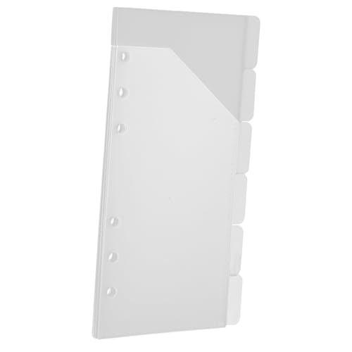 Gadpiparty 1Satz Ordnertaschen Ordnerteiler für Bargeld und Budgetorganisation Transparentes Design Stabil und Leicht für Dokumente und Umschläge von Gadpiparty