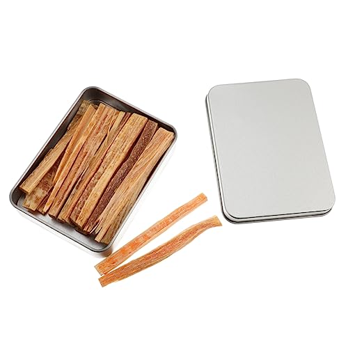 Gadpiparty 1Satz Outdoor Holzanzünder mit Natürlichen Holzstäben für Camping Bbq und Feuerstellen Schnelle Flamme für Müheloses Anzünden Praktische Box für Einfachen Transport von Gadpiparty